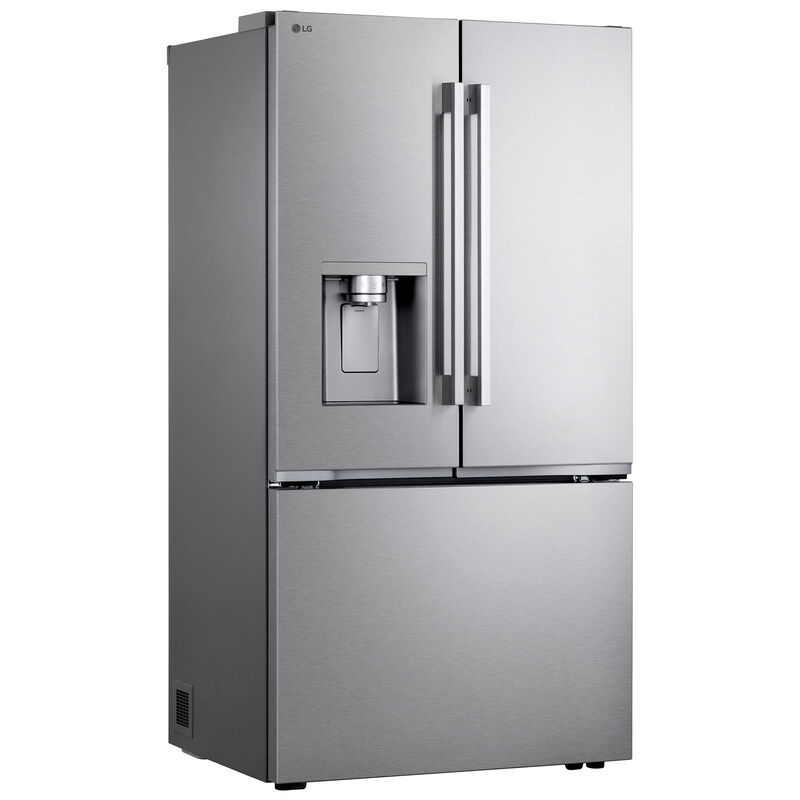 LG 36 in. 23.7 cu. ft. Smart Counter Depth French Door Refrigerator with Ice & Water Dispenser - Printproof Stainless Steel, , hires