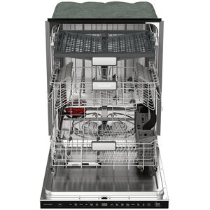 Sharp 24 in. Top Control Smart Dishwasher with 45 dBa Sound Level, 3rd-Rack & Pocket - Stainless Steel, , hires