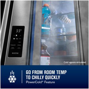Maytag 36 in. 30.5 cu. ft. French Door Refrigerator with Internal Water Dispenser - Fingerprint Resistant Stainless Steel, , hires