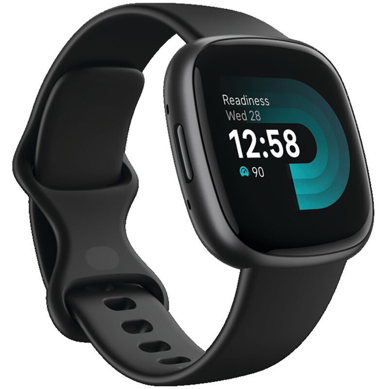 Fitbit Versa 4 Fitness smartwatch - Black / Graphite Aluminum, , hires