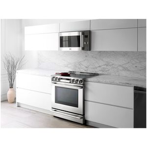 SKS 30 in. 1.7 cu. ft. 950W Smart Over-the-Range Microwave with 300 CFM, Convection & Sensor Cooking - Stainless Steel, , hires