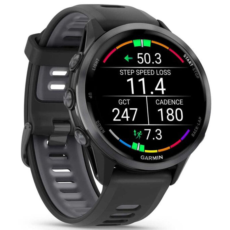 ゴリラ　GARMIN Carbon Gray DLC Titanium Garmin Forerunner 970 Carbon Gray DLC Titanium with Black Case and