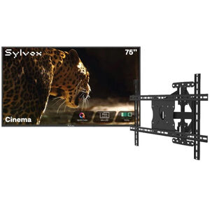 Sylvox - Cinema 75" Class Full Sun 4K UHD QLED Smart Google Outdoor TV, , hires