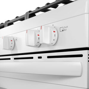 Frigidaire 30 in. 5.1 cu. ft. Gas Range with 5 Sealed Burners - White, White, hires