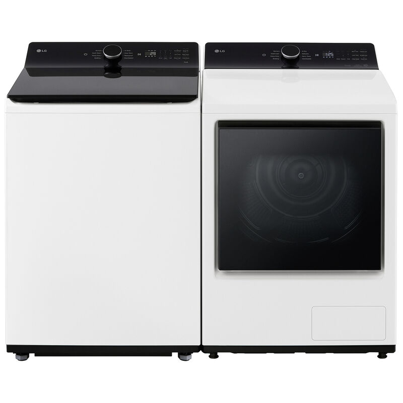 LG 27 in. 7.3 cu. ft. Smart Ventless Electric Dryer with Heat Pump & Sensor Dry - Alpine White, Alpine White, hires