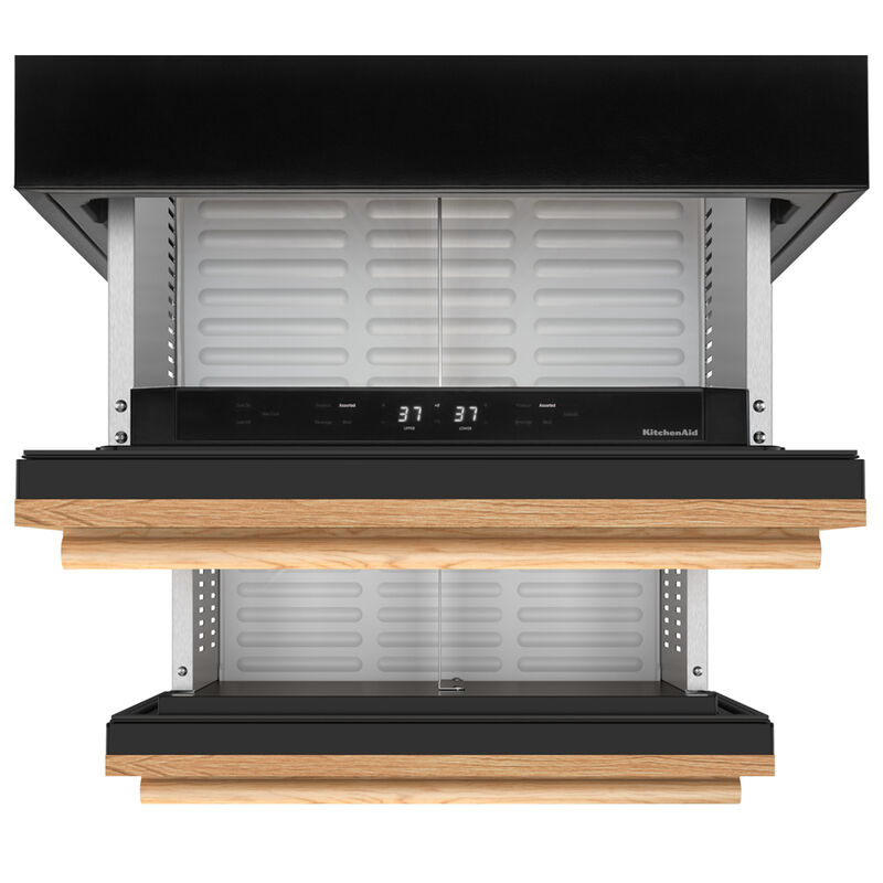 KitchenAid 24 in. 4.4 cu. ft. Double Refrigerator Drawers - Custom Panel Ready, , hires