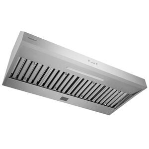 Signature Kitchen Suite 48 in. Smart Ducted Canopy Pro Style Style Range Hood with 650 CFM, 5 Fan Speeds & 1 LED Light - Stainless Steel, , hires