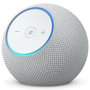 Amazon Echo Dot Max (newest model), Alexa speaker with room-filling sound and built-in smart home hub, designed for Alexa+ (Glacier White), , hires