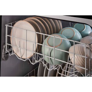 Whirlpool 24 in. Front Control Dishwasher with 59 dBa Sound Level & Pocket - White, White, hires