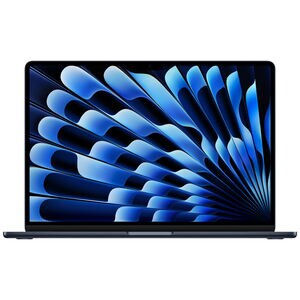 Apple MacBook Air (2025) 15.3 in. Notebook with Apple Intelligence, Apple M4 10-Core CPU, 10-Core GPU, 16 GB RAM, 256 GB SSD, up to 18 Hrs. of Battery Life & Mac OS - Midnight, , hires