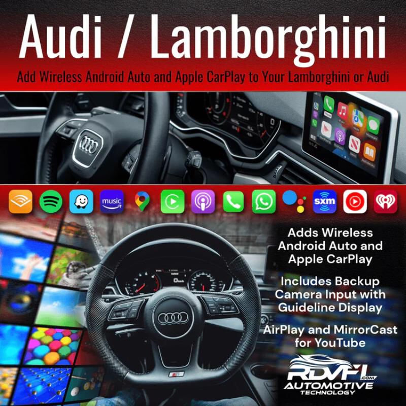 RDVFL Wireless CarPlay/Android Auto for Audi A6/A7 w/MIB2 System, , hires