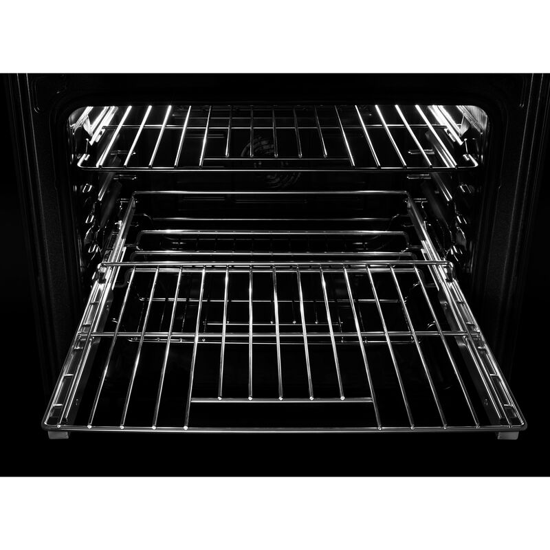 JennAir 30 in. 6.8 cu. ft. Air Fry True European Convection Slide-In Electric Range with Radiant Burners - Stainless Steel, , hires