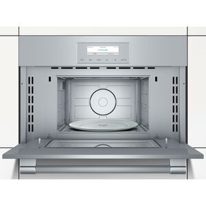 Thermador Professional Series 30 in. 6.1 cu. ft. Smart Electric Microwave/Wall Oven Combo with True European Convection - Stainless Steel, , hires