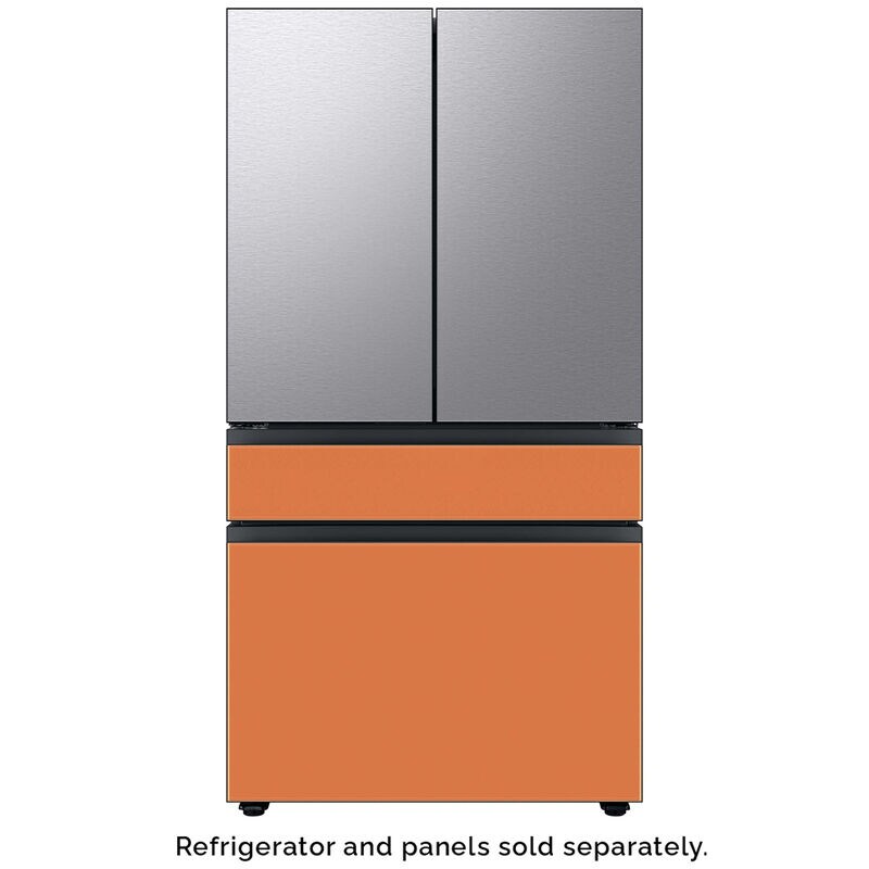 Samsung BESPOKE 4-Door French Door Top Panel for Refrigerators - Stainless Steel, , hires