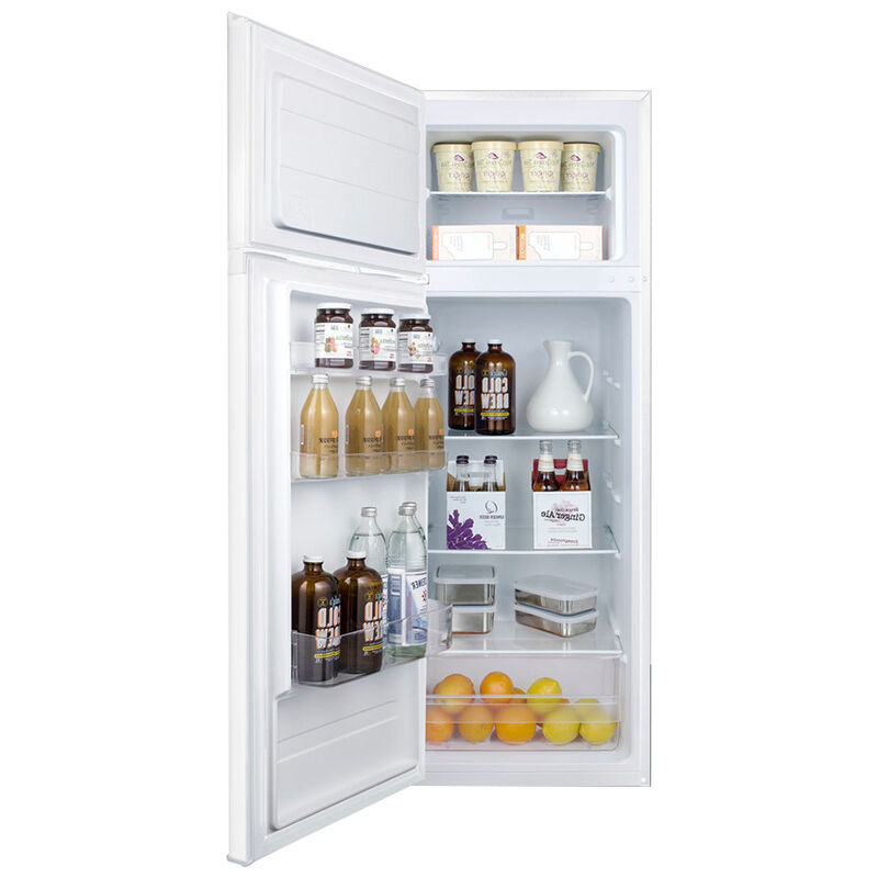 Summit Thin Line 22 in. 7.1 cu. ft. Top Freezer Refrigerator - White, , hires