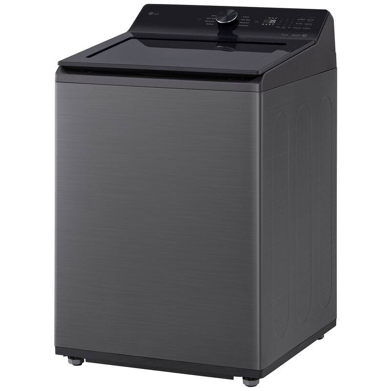 LG 27 in. 5.0 cu. ft. Smart Top Load Washer with EasyUnload & AI Sensing - Platinum Black, Platinum Black, hires
