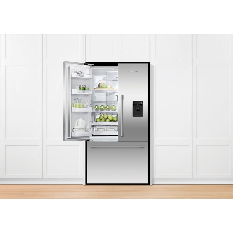 Fisher Paykel Pro Series 7 36 in. 20.1 cu. ft. Counter Depth French Door Refrigerator with Water Dispenser - Stainless Steel, , hires