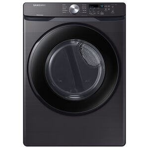 Samsung 27 in. 7.5 cu. ft. Front Loading Gas Dryer with 10 Dryer Programs, 9 Dry Options, Sanitize Cycle, Wrinkle Care & Sensor Dry - Brushed Black