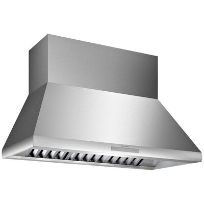 Thermador Professional Series 48 in. Chimney Style Range Hood with 4 Speed Settings, Ducted Venting & 4 LED Lights - Stainless Steel | HPCN48WS