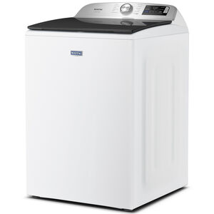 Maytag Pet Pro 27 in. 5.3 cu. ft. Smart Top Load Washer with Impeller & Sanitize with Oxi - White, White, hires