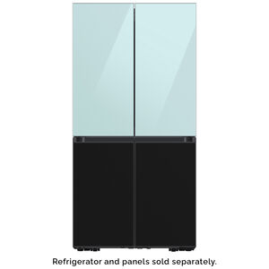 Samsung Bespoke 4-Door Flex Bottom Panel for Refrigerators - Charcoal Glass, , hires