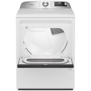 Maytag 27 in. 7.4 cu. ft. Smart Gas Dryer with Extra Power, Sensor Dry & Steam Cycle - White, White, hires