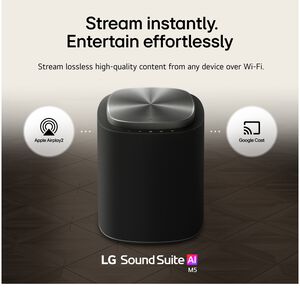LG Sound Suite M5 Wireless Spaital Speaker - Black, , hires