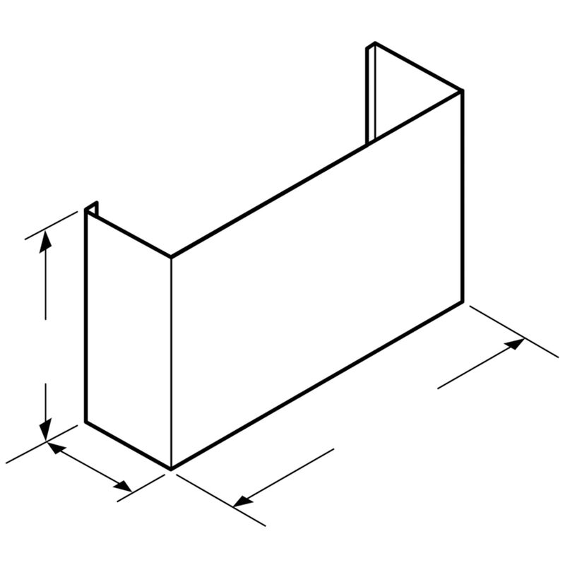 Thermador 16 in. Tall Duct Cover for LowProfile Wall Hoods P.C