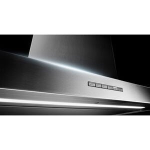 JennAir 30 in. Convertible Chimney Style Range Hood with 585 CFM, 3 Fan Speeds & 1 LED Light - Stainless Steel, , hires