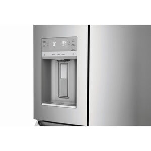 Frigidaire Gallery 36 in. 21.5 cu. ft. Counter Depth 4-Door French Door Refrigerator with External Ice & Water Dispenser and Custom-Flex Temp Zone- Stainless Steel, , hires