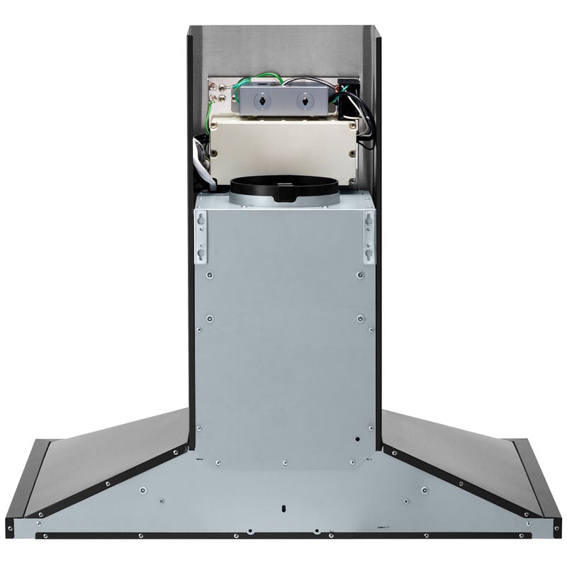 LG 30 in. Ducted Chimney Style Range Hood with 600 CFM, 5 Fan Speeds & 1 LED Light - Stainless Steel, Stainless Steel, hires