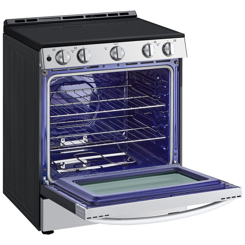 LG 30 in. 6.3 cu. ft. Slide-In Electric Range with Radiant Burners - Stainless Steel, , hires