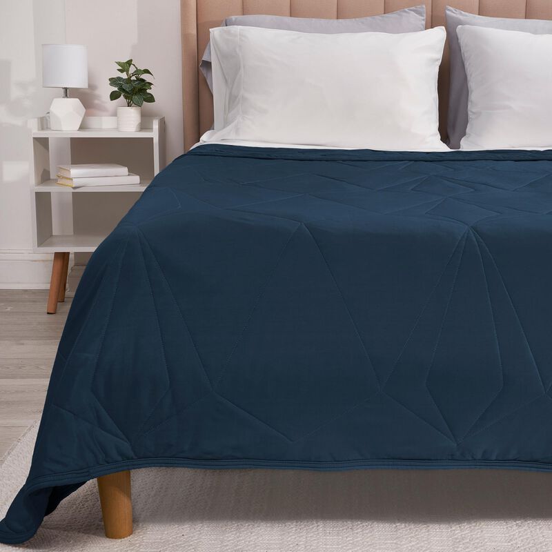 BEDGEAR Cooling Blanket King Size - Navy, , hires