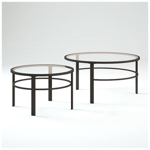 Hudson & Canal Gaia Nesting Table - Blackened Bronze, , hires