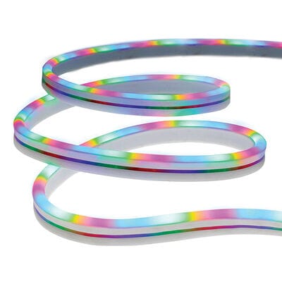 Monster Neon Flow Multi-Color LED Light Strip with USB Plug-in and Remote, 6.5 ft. | MLB7-1055WHT