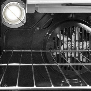 Haier 24 in. 2.9 cu. ft. Standard Convection Gas Range with 4 Sealed Burners - Stainless Steel, , hires