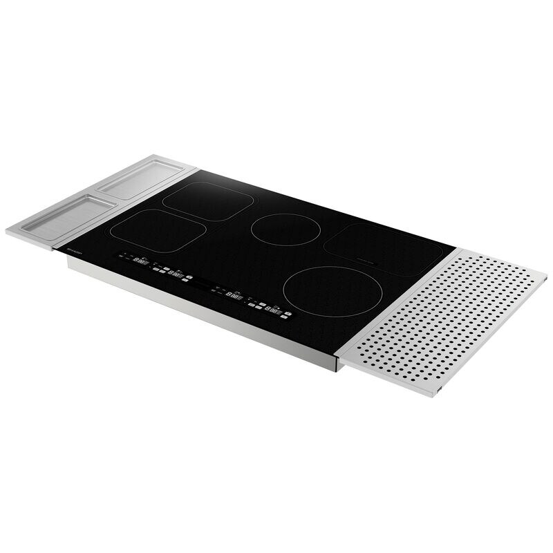 Sharp 30 in. 4-Burner Induction Cooktop with Simmer Burner & Power Burner - Black, , hires
