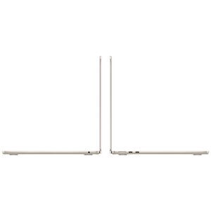 Apple MacBook Air (2024) 13.6 in. Notebook with Apple Intelligence, Apple M3 8-Core CPU, 10-Core GPU, 24 GB RAM, 512 GB SSD, up to 18 Hrs. of Battery Life & Mac OS - Starlight, , hires