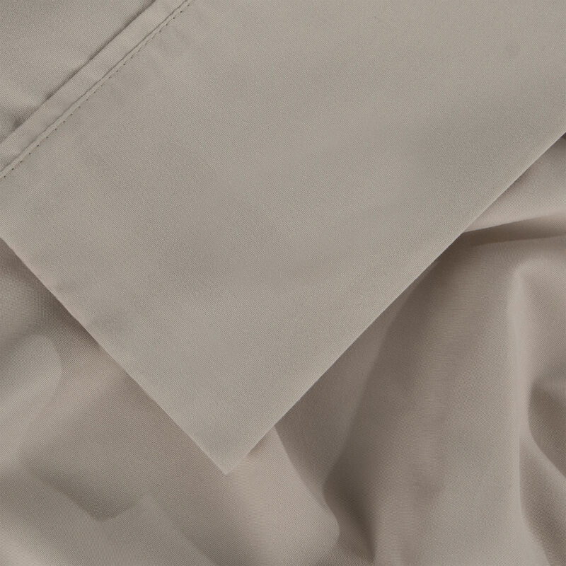 BEDGEAR Basic Twin Size Sheet Set (Ideal for Adj. Bases) - Medium Beige, , hires