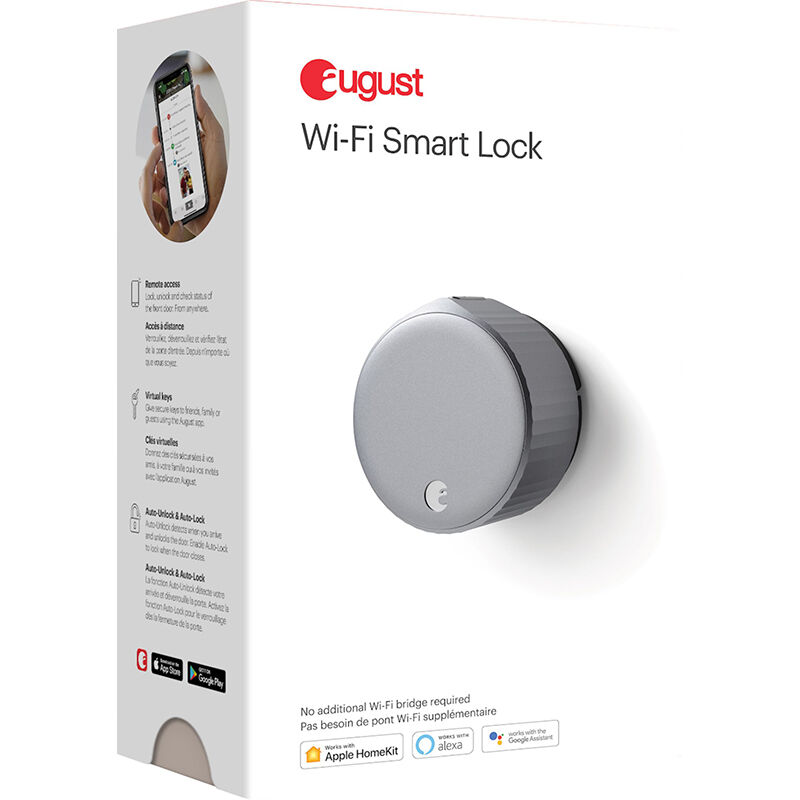 August - Wi-Fi Smart Lock (4th Gen) - Silver, , hires