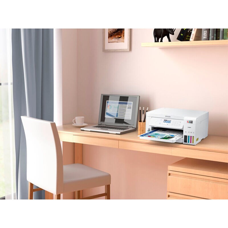 Epson - EcoTank ET-3830 All-in-One Supertank Inkjet Printer - White, , hires