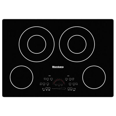 Blomberg 30 in. 4-Burner Electric Cooktop - Black | CTE30410