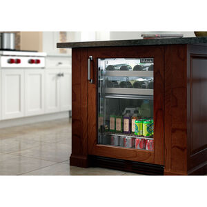 Perlick Signature Series 24 in. Built-In 5.0 cu. ft. Compact Beverage Center with Pull-Out Shelves & Digital Control - Custom Panel Ready, , hires