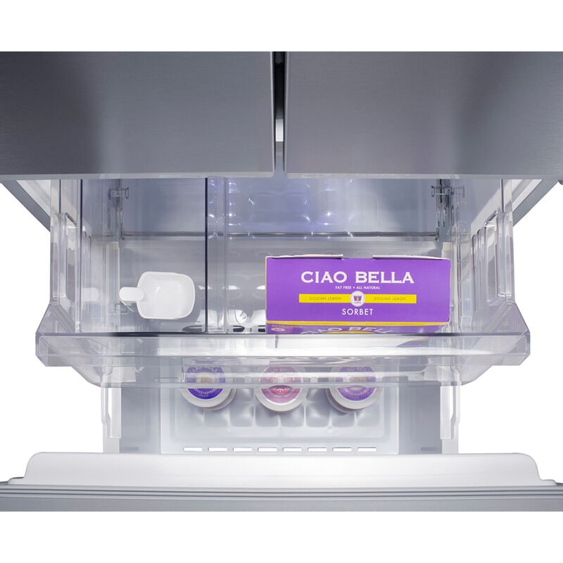 Summit 30 in. 16.1 cu. ft. Counter Depth French Door Refrigerator with Ice Maker - Stainless Steel, , hires