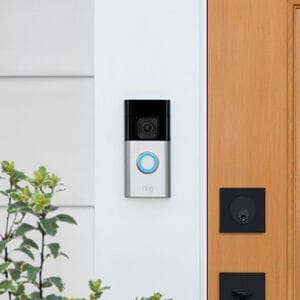 Ring Battery Doorbell Plus with Head-to-Toe View & Smart Wifi Video - Satin Nickel, , hires