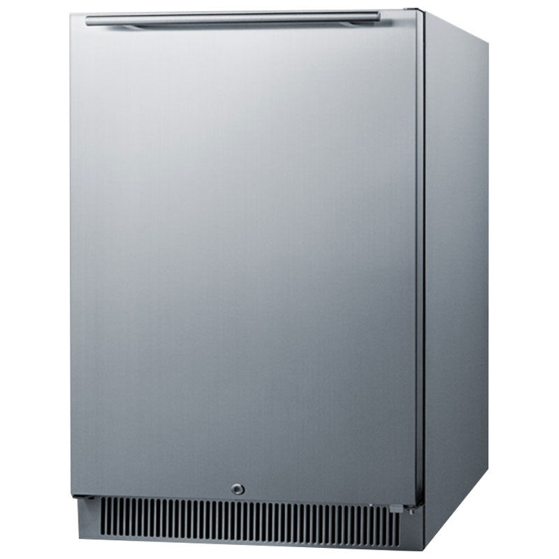 Summit Classic Collection 24 in. 5.5 cu. ft. Outdoor Mini Fridge - Stainless Steel, , hires