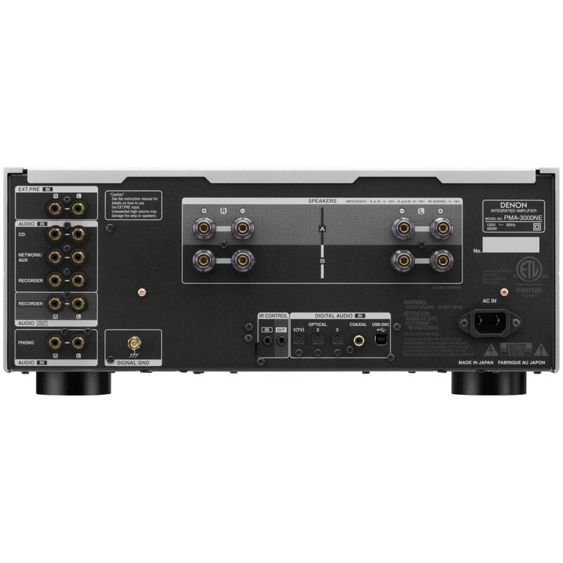 Denon 2 Ch. Integrated Amplifier with MM/MC Phono Stage - Silver, , hires