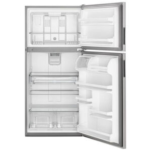 Maytag 33 in. 20.5 cu. ft. Top Freezer Refrigerator - Fingerprint Resistant Stainless Steel, Fingerprint Resistant Stainless, hires