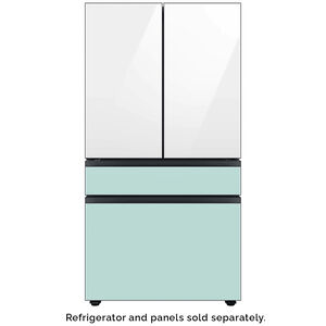 Samsung BESPOKE 4-Door French Door Top Panel for Refrigerators - White Glass, , hires