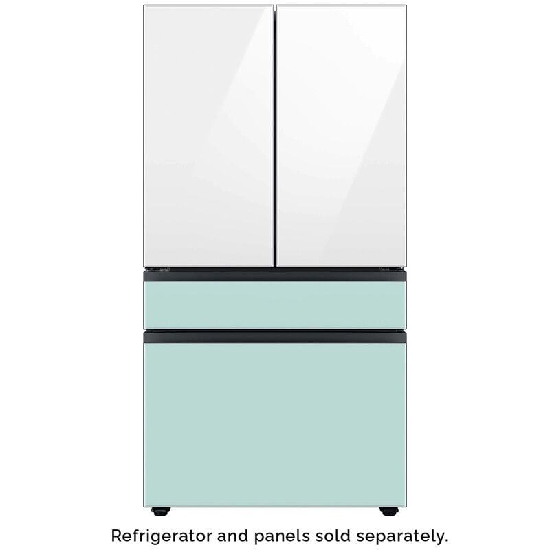 Samsung BESPOKE 4-Door French Door Top Panel for Refrigerators - White Glass, , hires